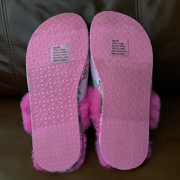 Lilly Pulitzer Harte Bow Slippers | EUC | Size 5/6 | (TC) - Picture 8 of 8